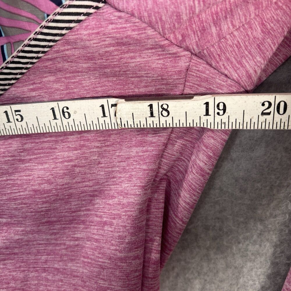 Women's Zoot Dawn Patrol full zip jacket Running Hoodie pink palm M - Picture 8 of 15
